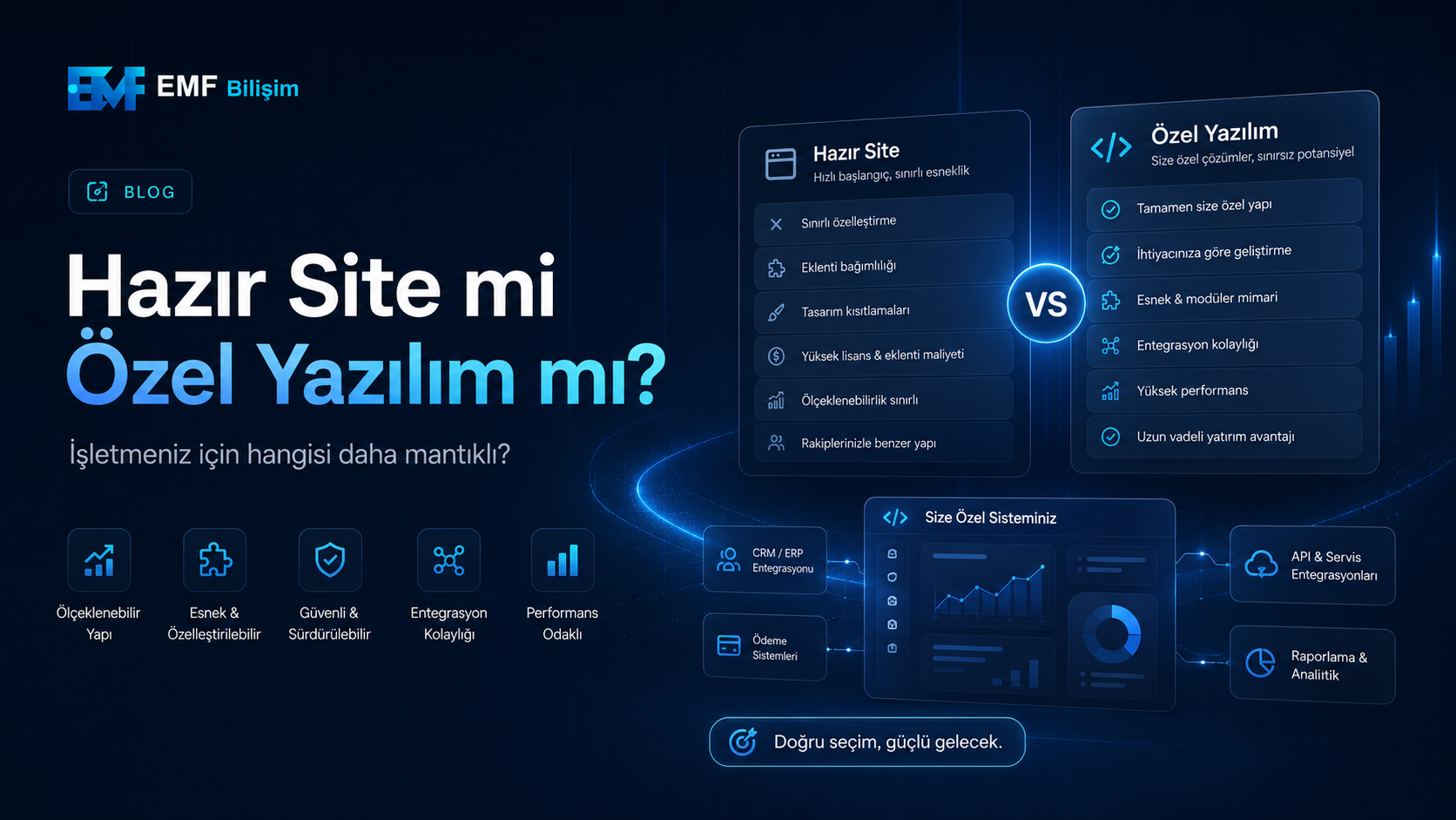 Hazır Site mi Özel Yazılım mı? İşletmeniz İçin Hangisi Daha Mantıklı?